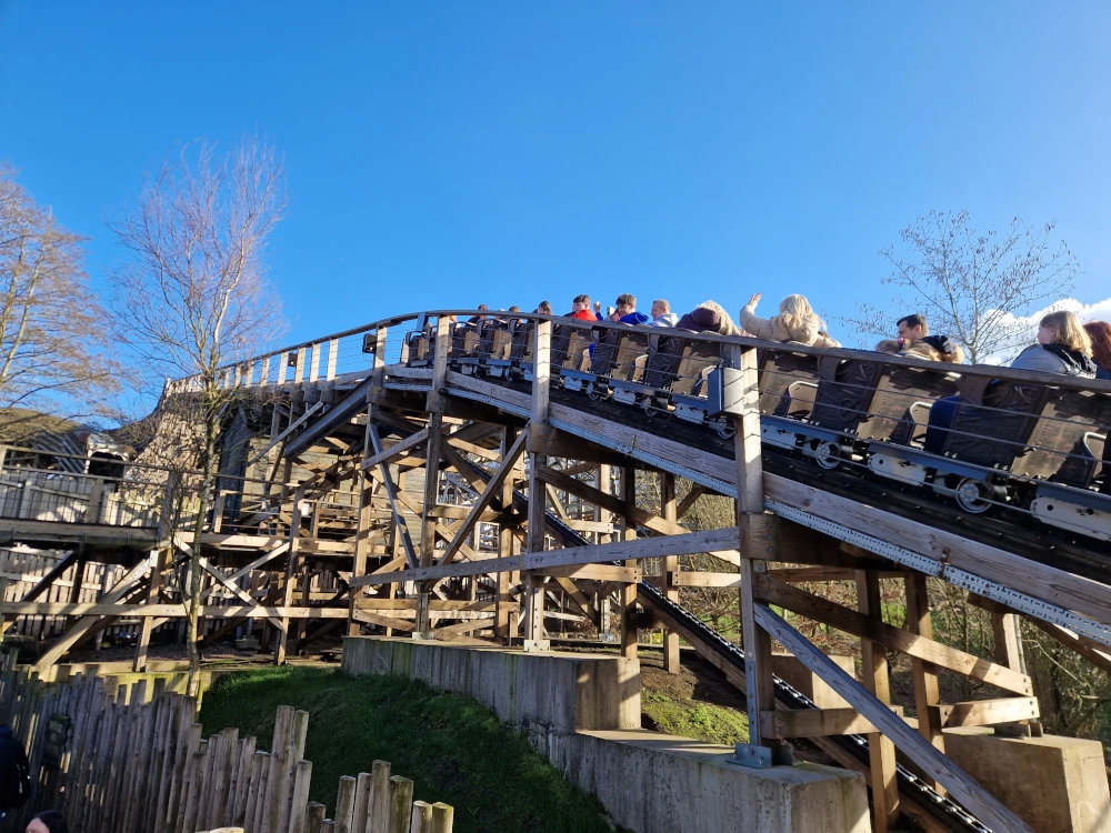 Alton Towers Wicker Man Lift Hill