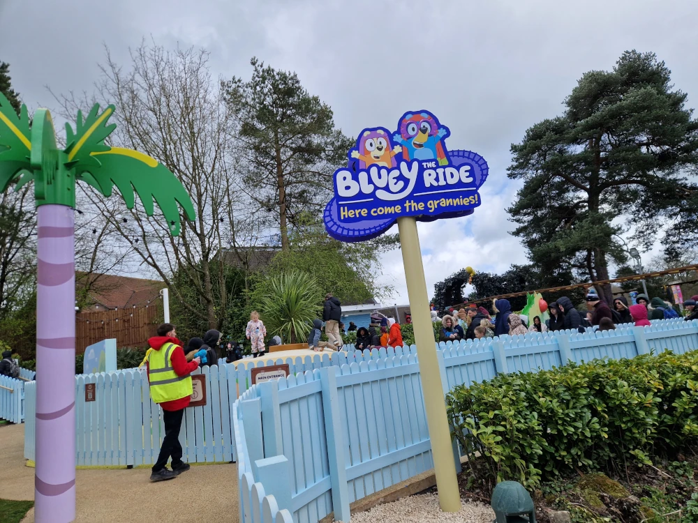 Bluey The Ride Entrance