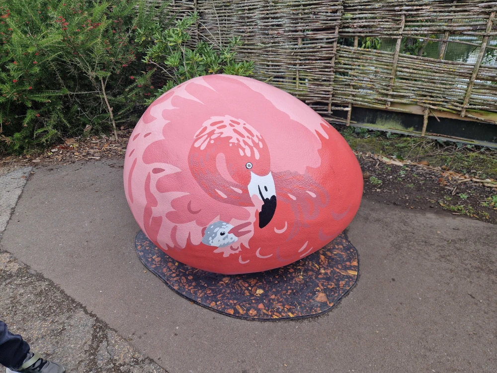 Chester Zoo Easter Flamingo Egg