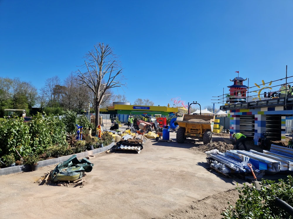 Legoland Windsor New Entrance Area Construction