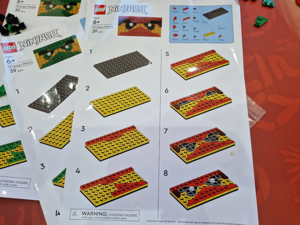 Legoland Windsor Ninjago Make and Take Instructions