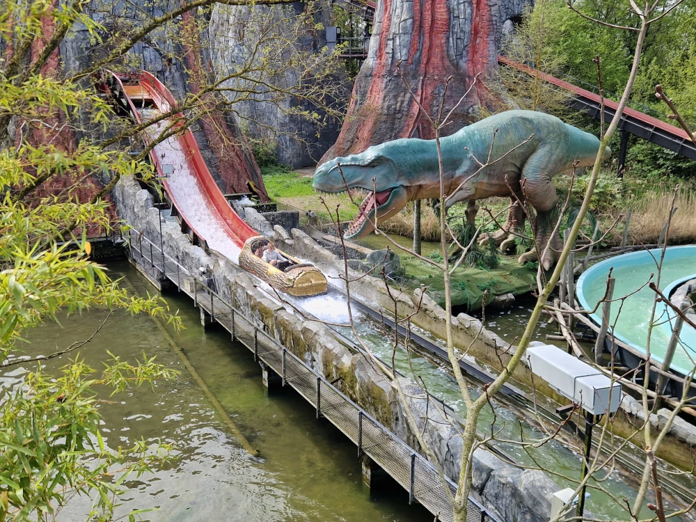 Plopsaland Belgium Dino Splash